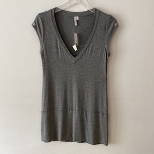 NEW NWT Iisli Small Heather Grey Crystal Mini Dress